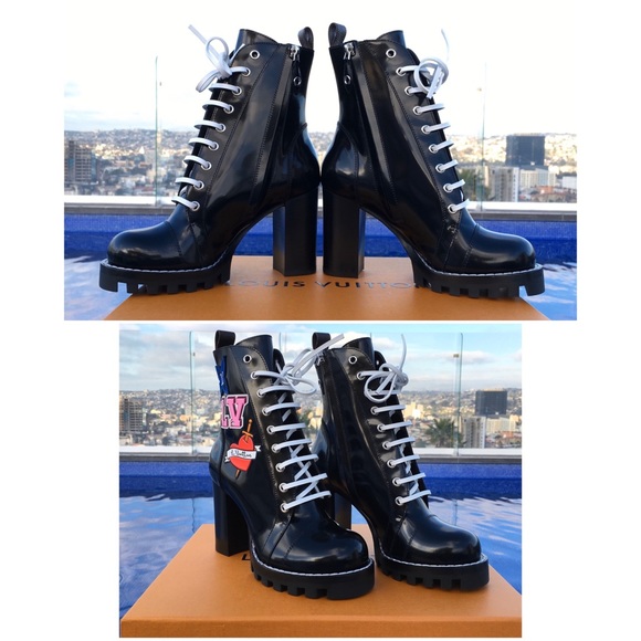 Never Used LOUIS VUITTON Star Trail Boots Size 36 - Picture 8 of 8